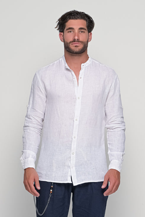 Linen Shirt In White